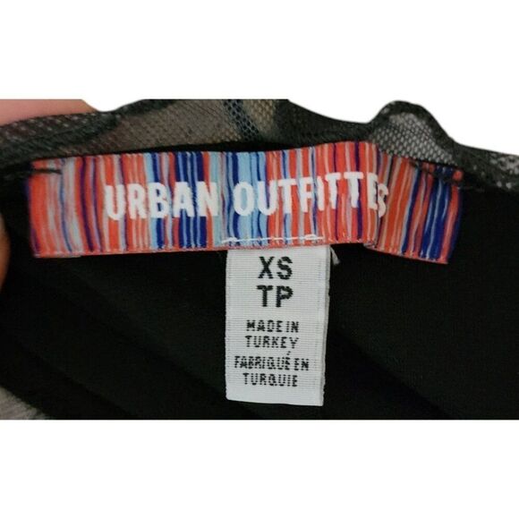 Urban Outfitters Moxie Mesh Mini Strappy Slip Dress Womens XS Gray - Picture 5 of 8